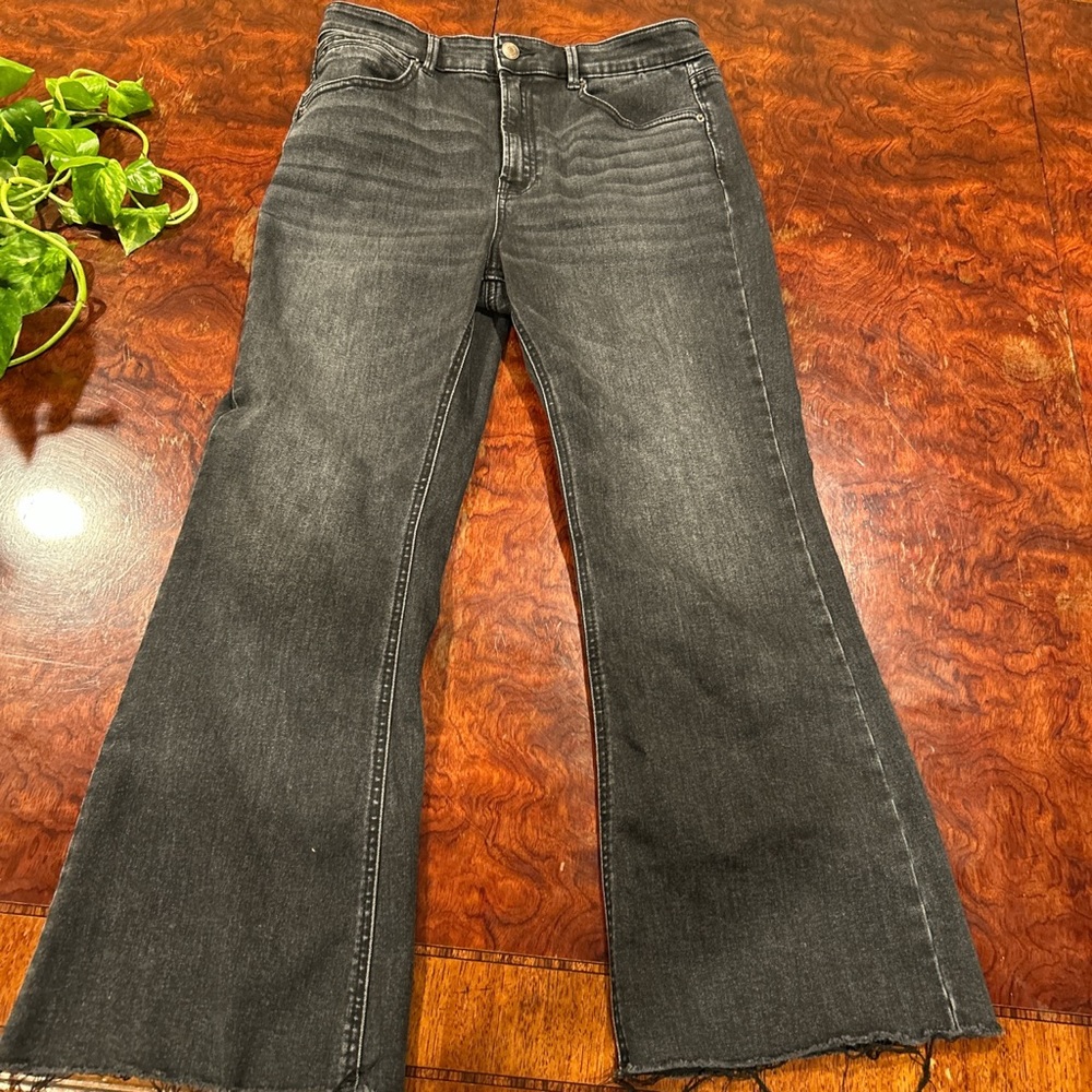 Stradivarius black wash jeans